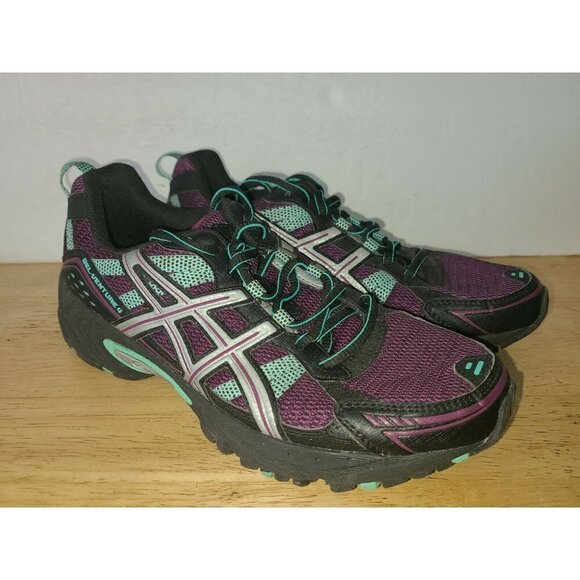Asics Gel Venture 4 Womens Running Shoes Athletic Sneakers T383N Multicolor 8.5 - Picture 2 of 4
